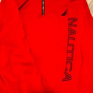 Menswear red top